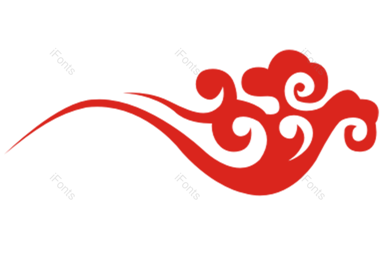 祥云图片,中国风元素,剪纸花纹PNG,古典花纹免抠素材
